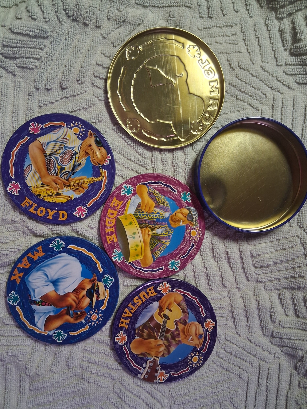 1994 Set of 4 Camel Character Tins